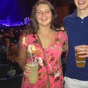 Pink floral print romper